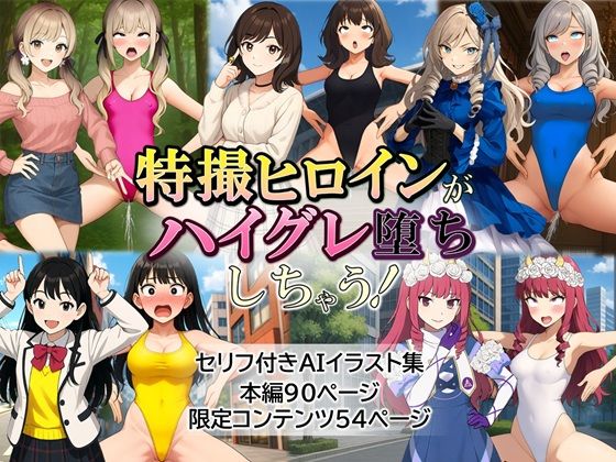 特撮ヒロインがハイグレ堕ちしちゃうイラスト集
