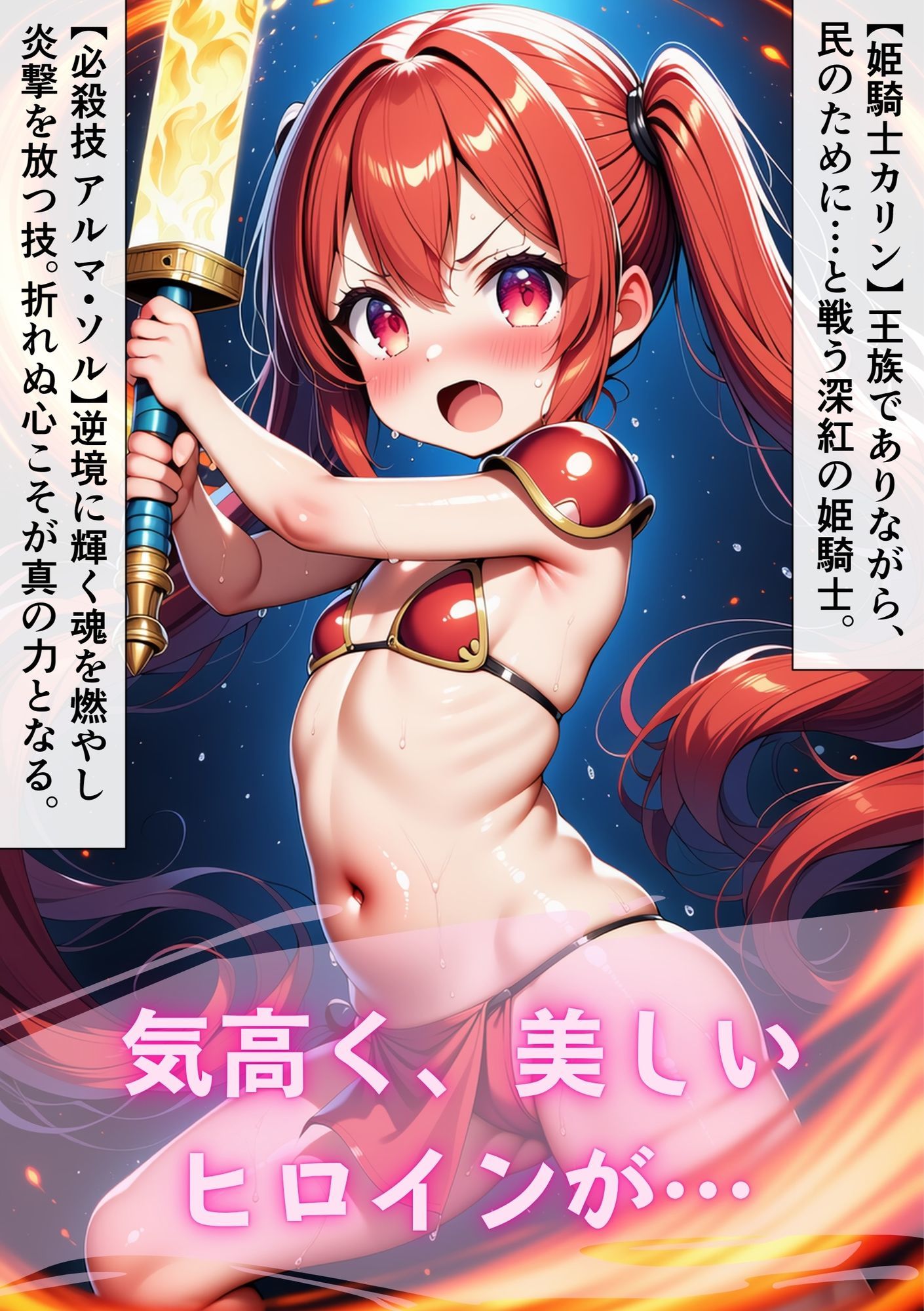 テンタクソロジー外伝03:姫騎士カリン サンプル1ページ目