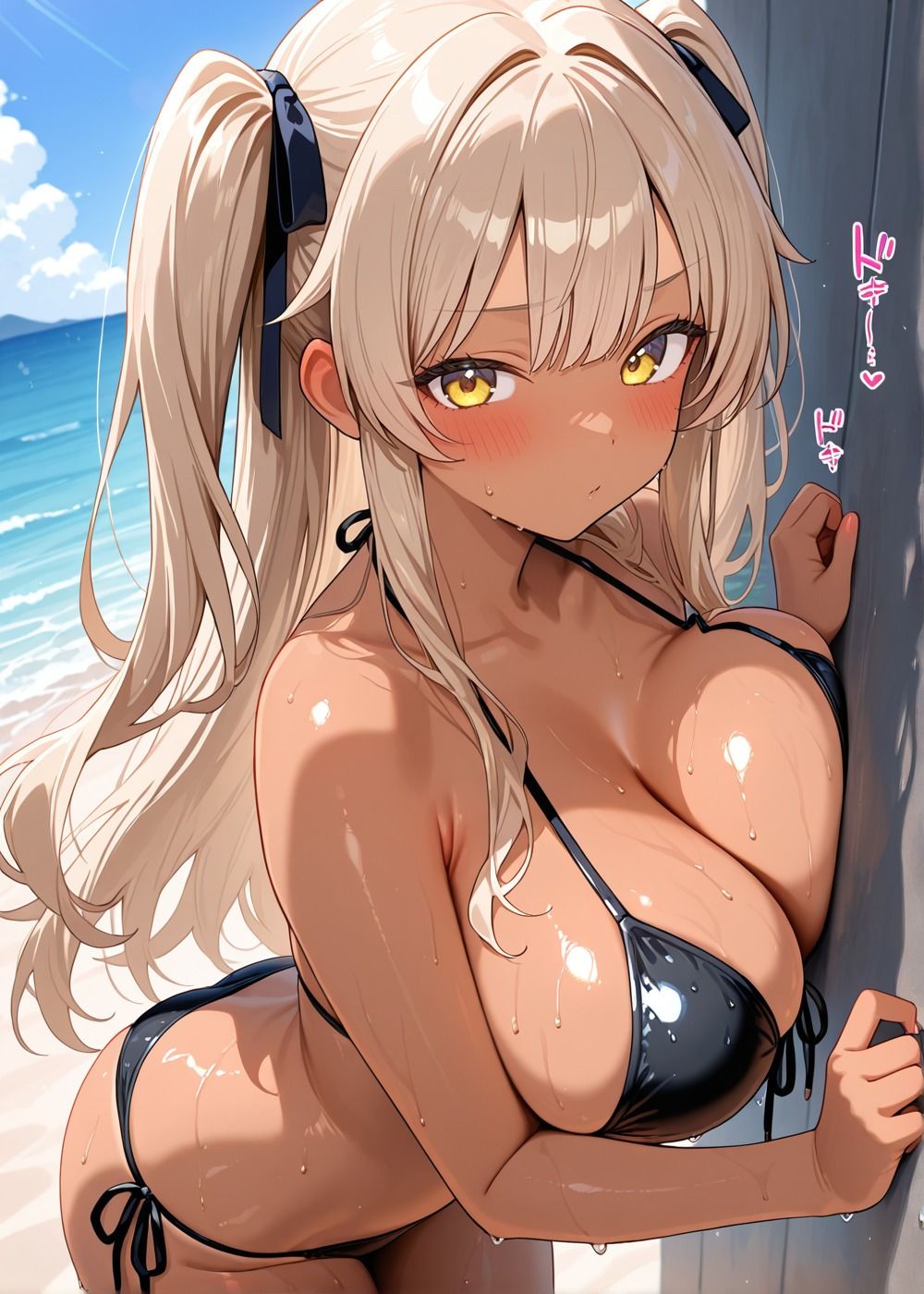 海に行ったら日焼けギャルとヤレた話 サンプル1ページ目