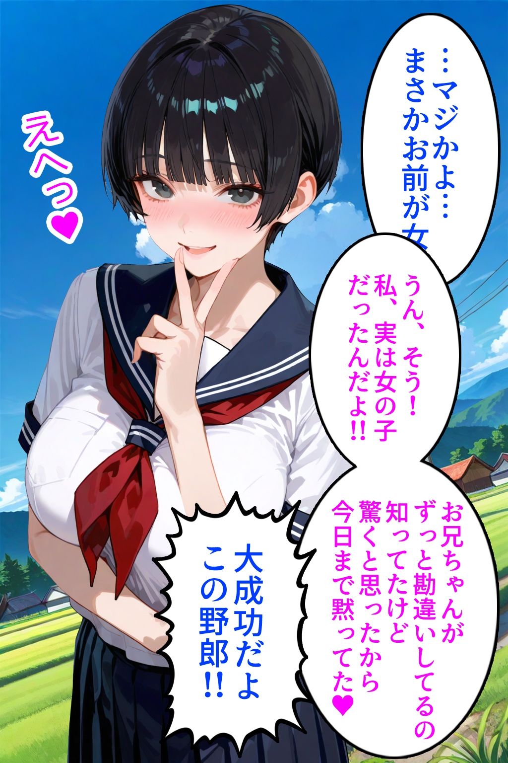弟のように思っていた幼なじみが実は女だったし多分なにか企んでいる サンプル2ページ目