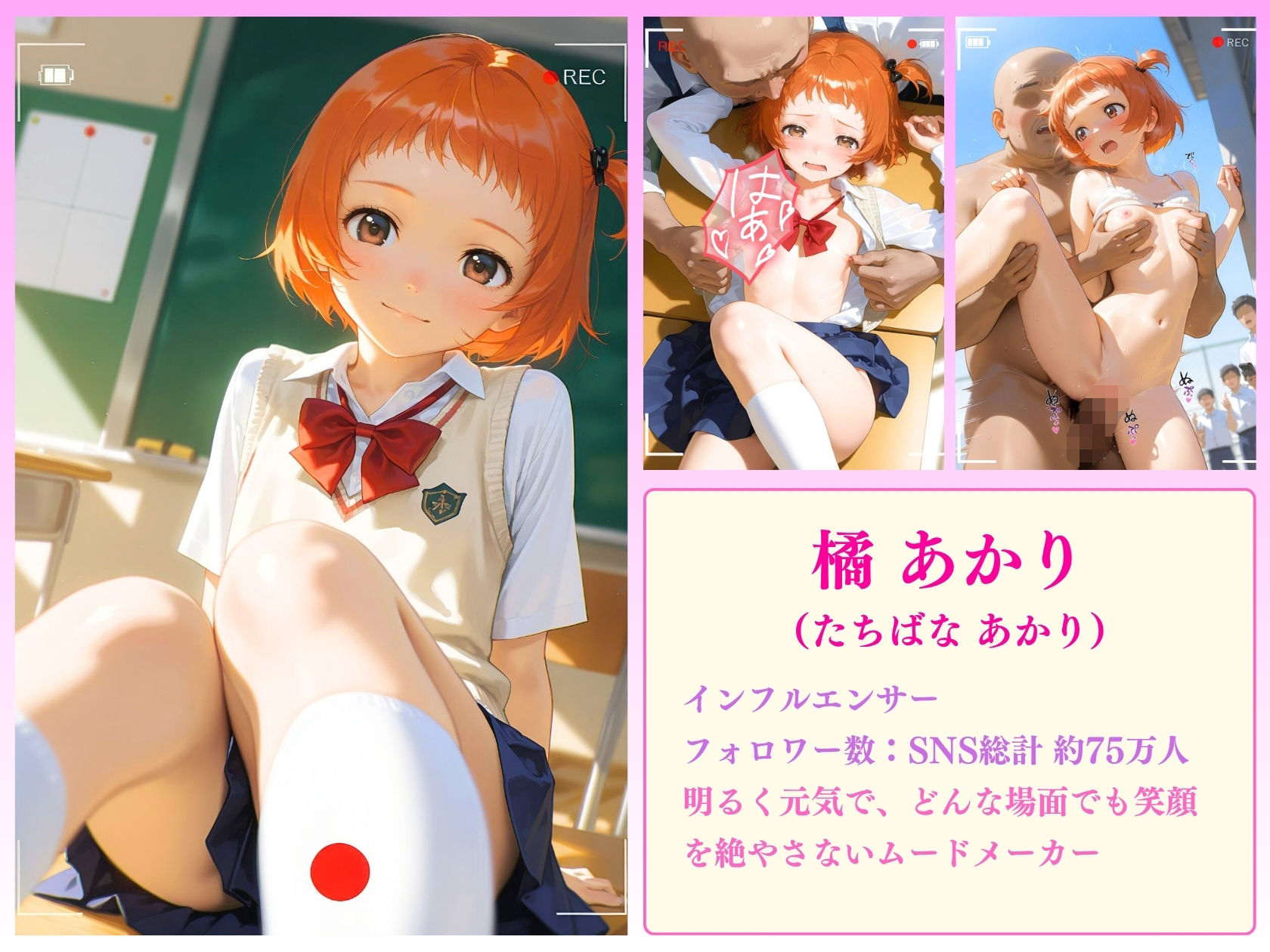 狙われたインフルエンサーハメ撮り流出淫乱配信×2 サンプル2ページ目