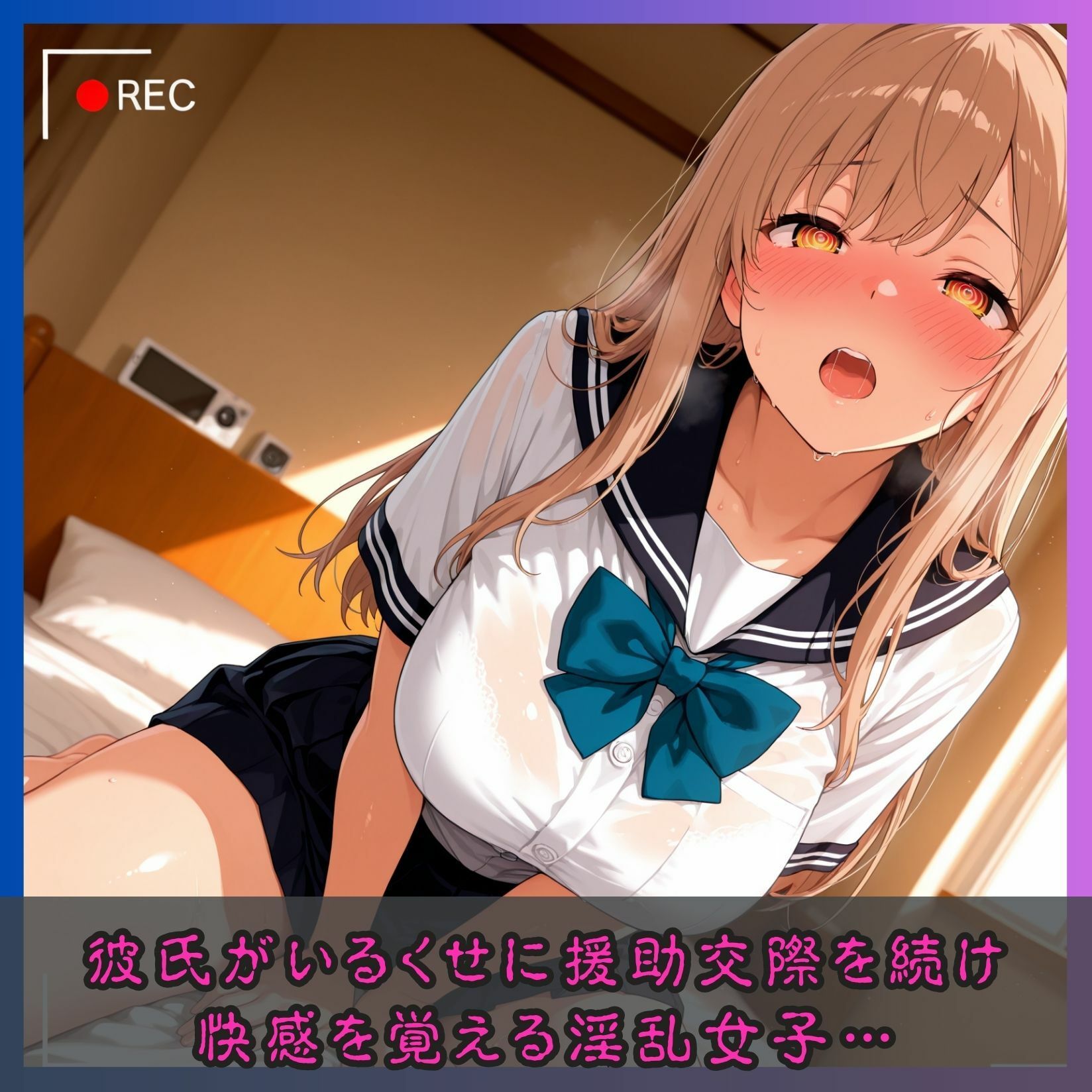 女子校生催●即堕ち〜援交女子の裏垢で痴態を晒す〜 サンプル2ページ目