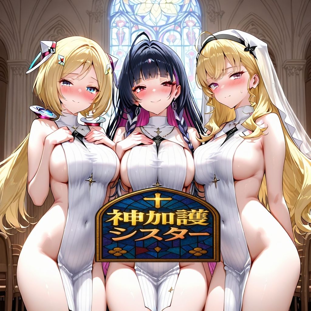 神加護シスター サンプル1ページ目