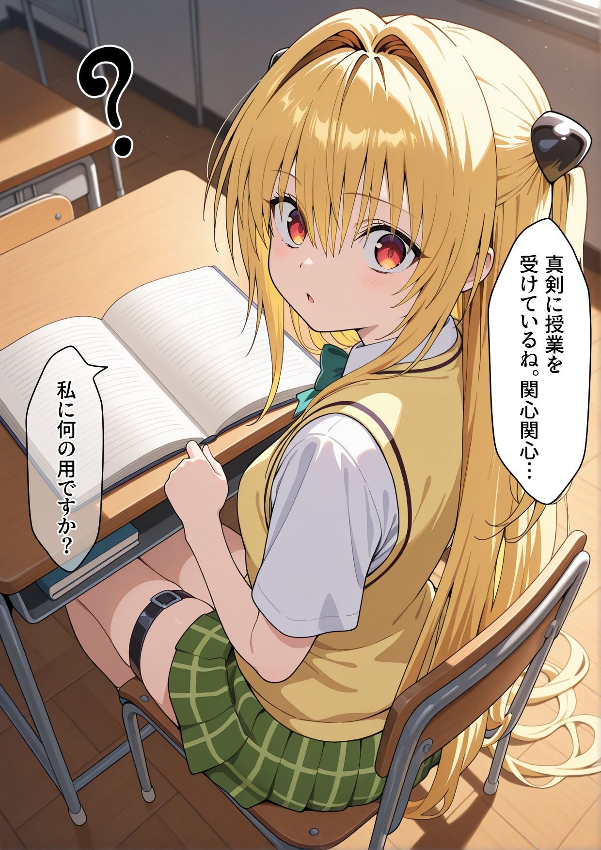 学園〇眠ヒロインズ To LOV〇る 金色のヤミ編 サンプル3ページ目