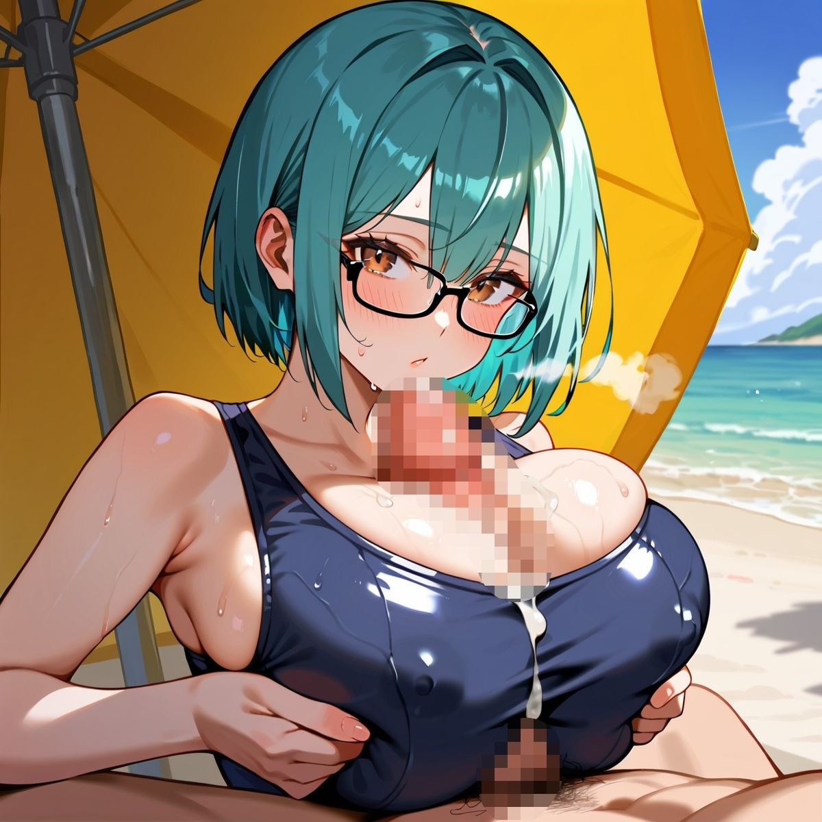 真夏の君と、ビーチサイド。7 サンプル10ページ目