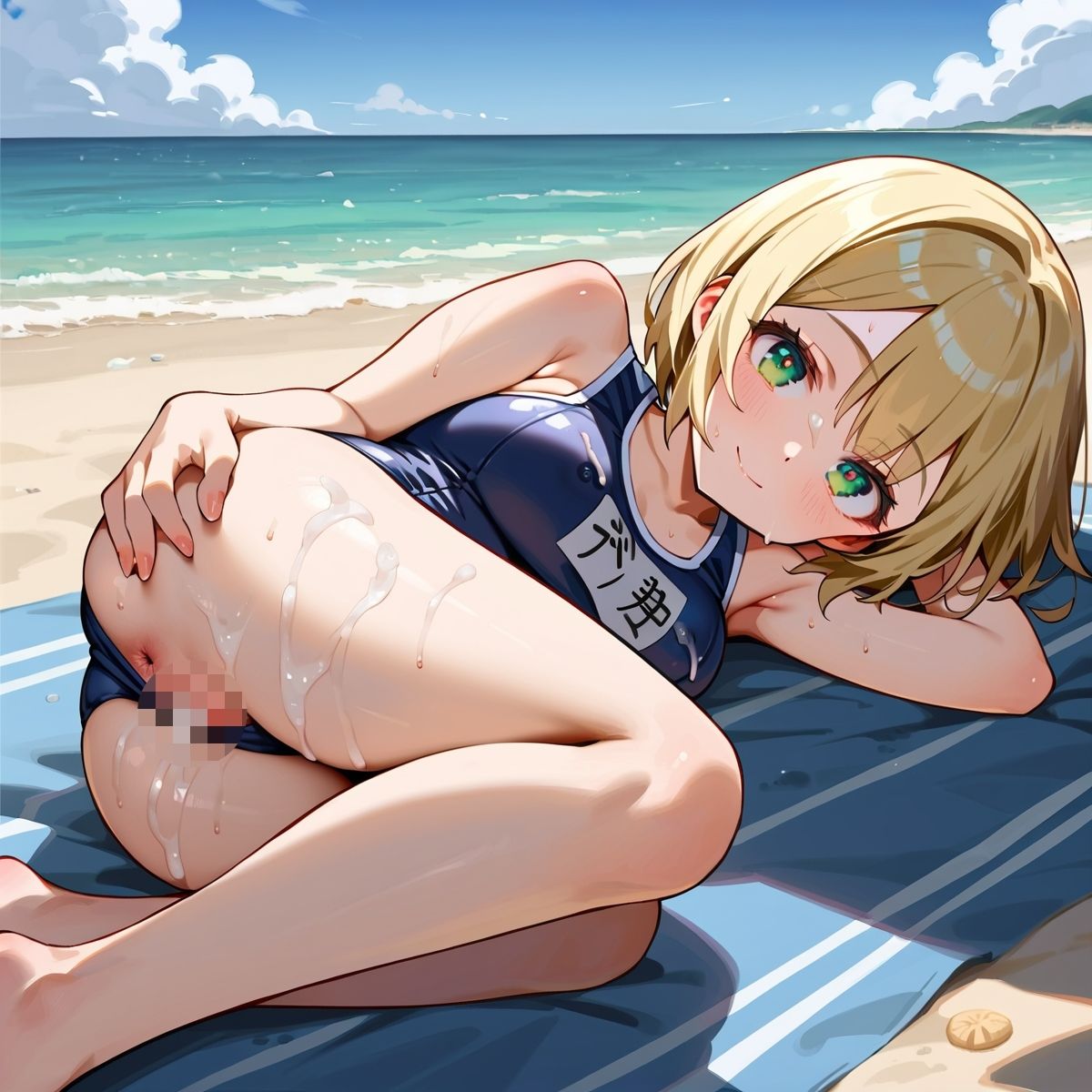真夏の君と、ビーチサイド。8 サンプル10ページ目