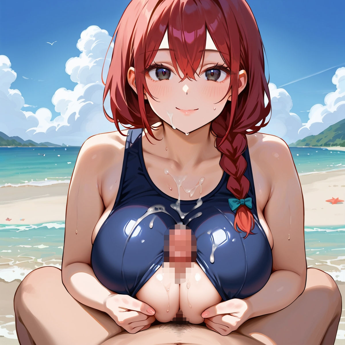 真夏の君と、ビーチサイド。9 サンプル5ページ目
