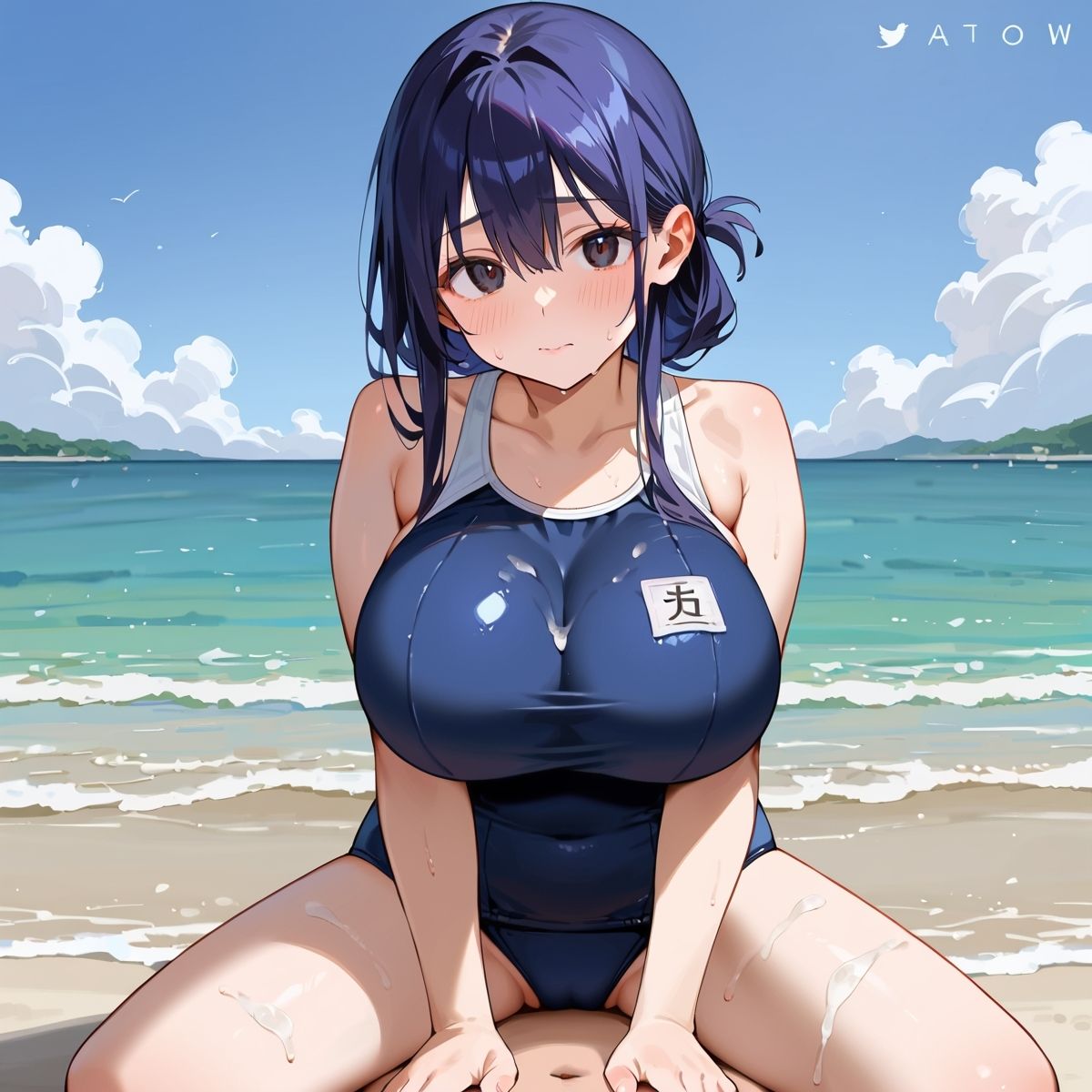 真夏の君と、ビーチサイド。9 サンプル9ページ目