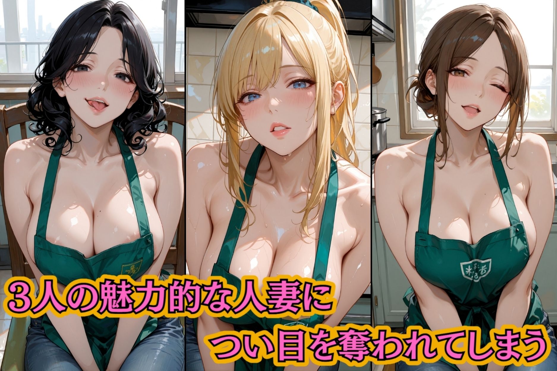 バイト先の制服が裸にエプロン！？〜普通に我慢できないよ サンプル6ページ目