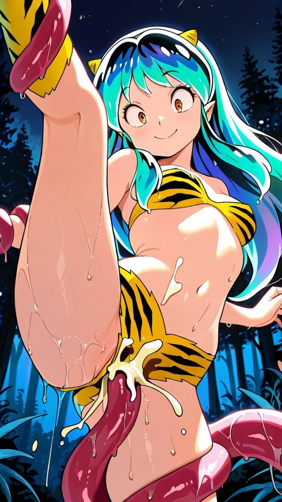 【うる星〇つら】ラ〇ちゃん触手に襲われる  エロ動画だっちゃ  鬼娘  アダルト サンプル2ページ目