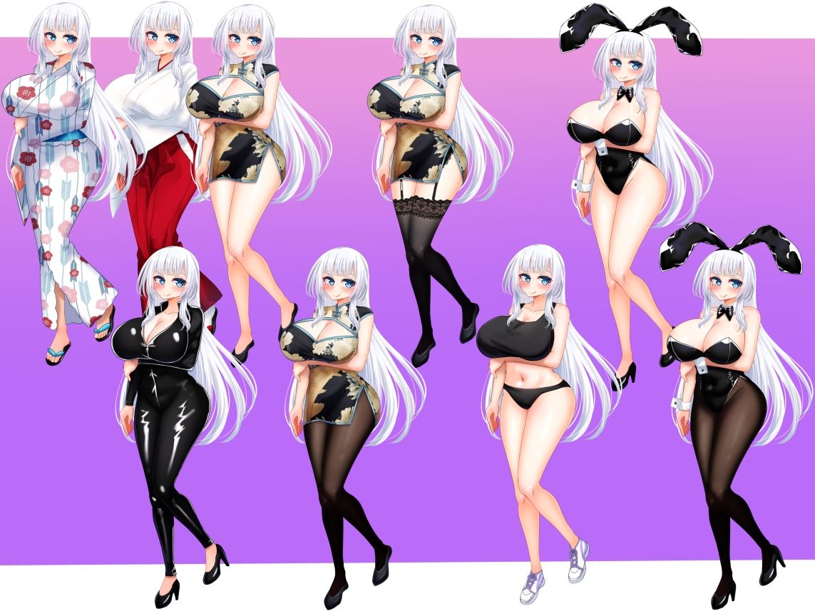 立ち絵素材 制服の女の子 HCGセット4 サンプル6ページ目