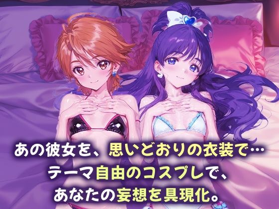コスプレヒロイン_キュアブラック/キュアホワイト サンプル1ページ目