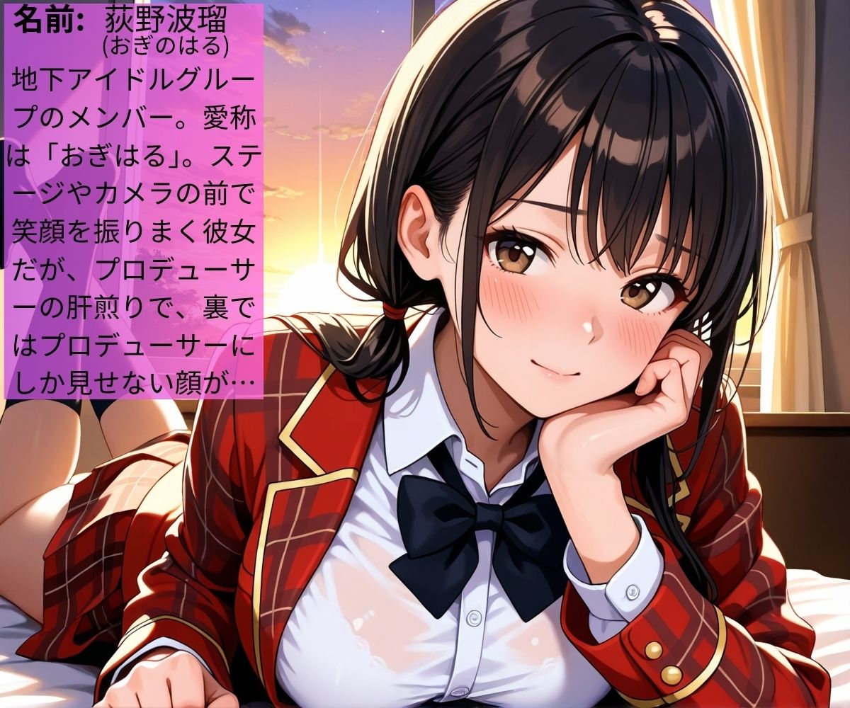 制服アイドルの変態プロデューサーご奉仕枕営業【女子校生】【性処理】【肉便器】【セリフ入り有】【CG500枚】 サンプル1ページ目