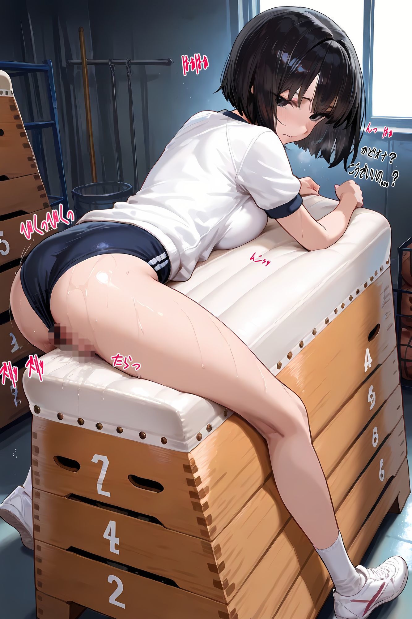 ショートボブ美少女  ブルマコスプレエロ画像  素材集 サンプル4ページ目