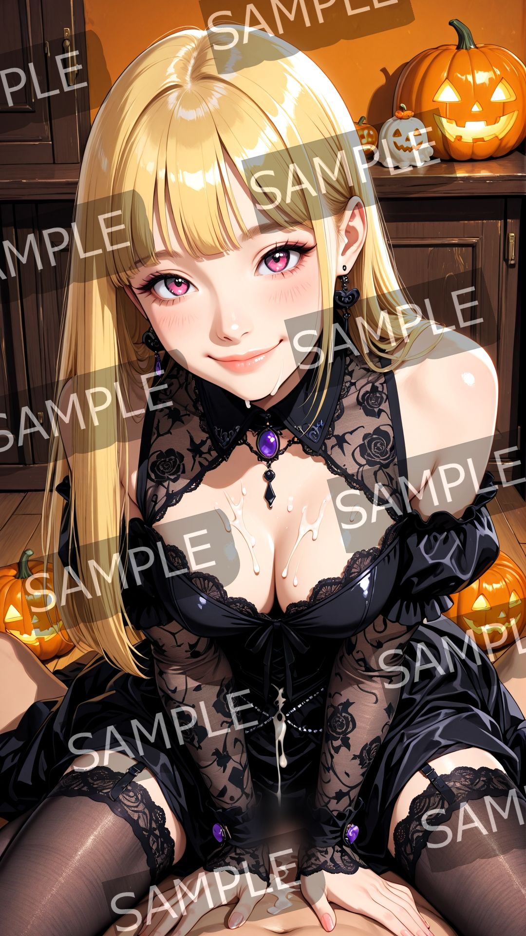 ハロウィンコスプレ風 サンプル2ページ目