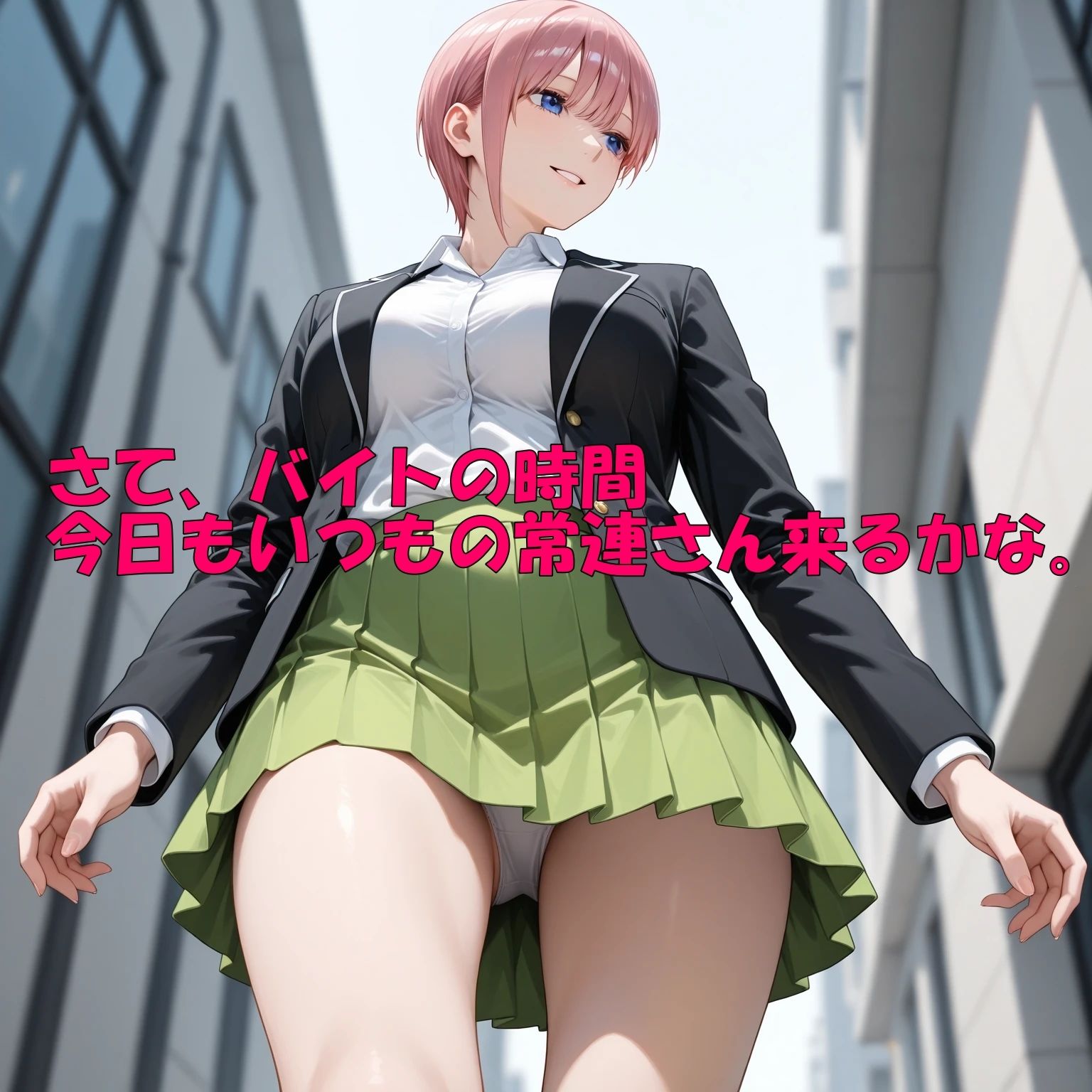五等分のセフレ  中野〇花  AIイラスト集  あなたのセフレにして下さい サンプル1ページ目