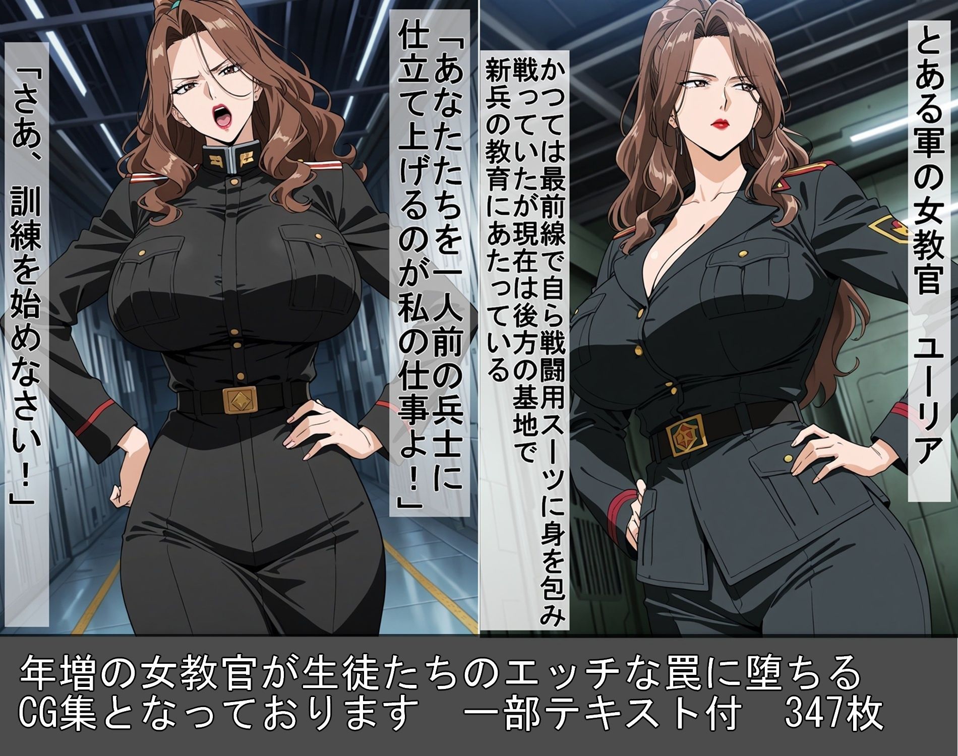生徒達の罠に堕ちた女教官 サンプル1ページ目