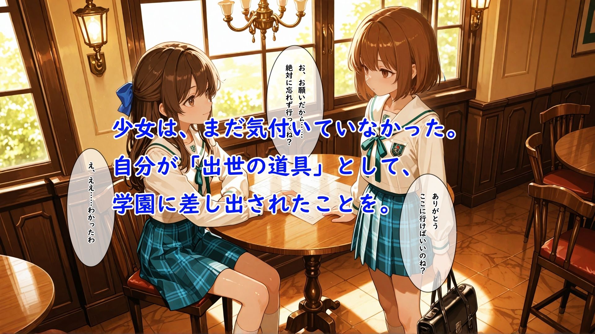 金持ちのボンボンしかいない進学校に性処理要員として編入させられて何回イってもやめてもらえない女の子 サンプル2ページ目