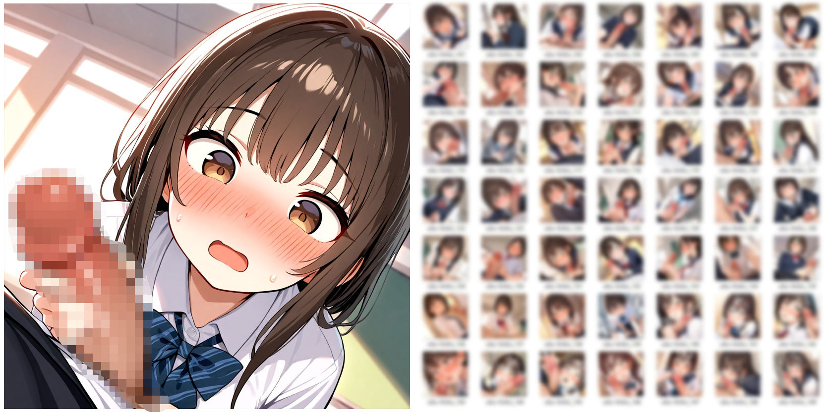 ち●ちんに興味津々な女の子にじっくり観察されちゃうだけのCG集 サンプル3ページ目