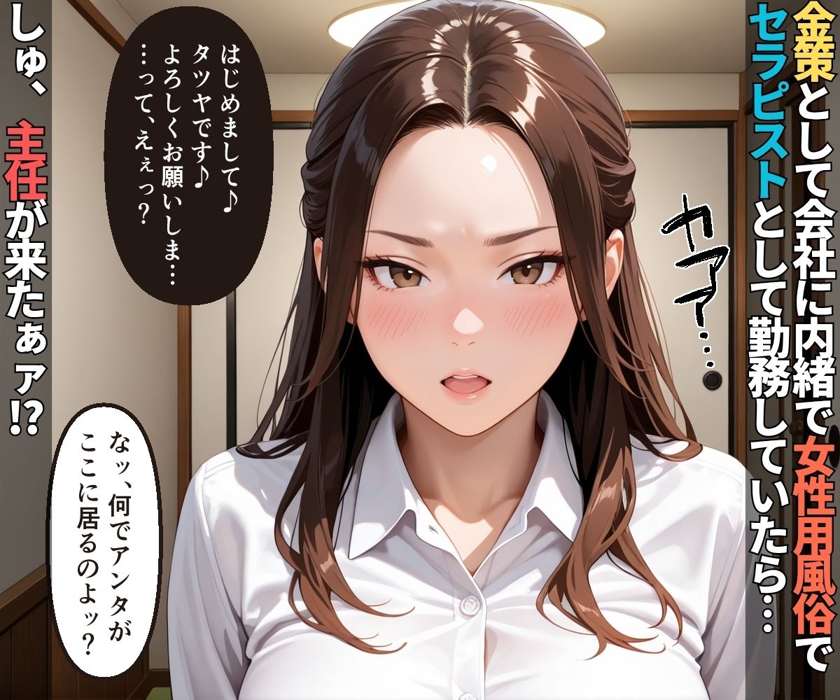 女性用風俗のお客様はいつも怒られてる女上司〜裏オプ中出しでアクメ絶頂〜【OL】【リフレ】【セリフ入り有】【CG500枚】 サンプル2ページ目
