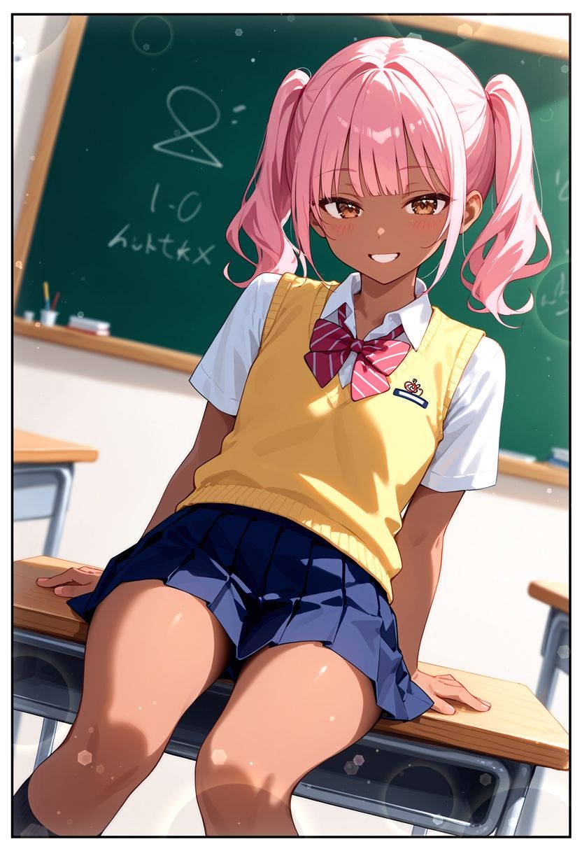 男の娘♂コレクション-黒ギャル男の娘★まことくん- サンプル1ページ目