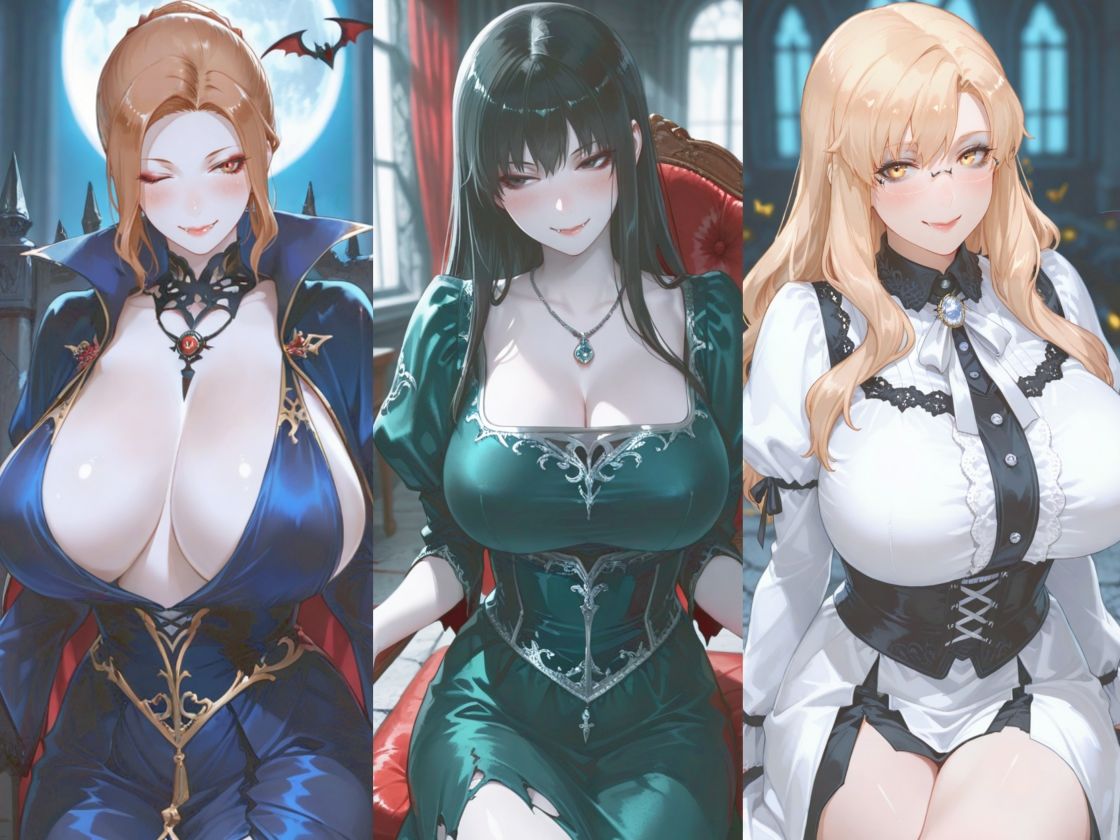 京香・結花・小春 Halloween Collection ヴァンパイア＆ホラーウェディング サンプル10ページ目