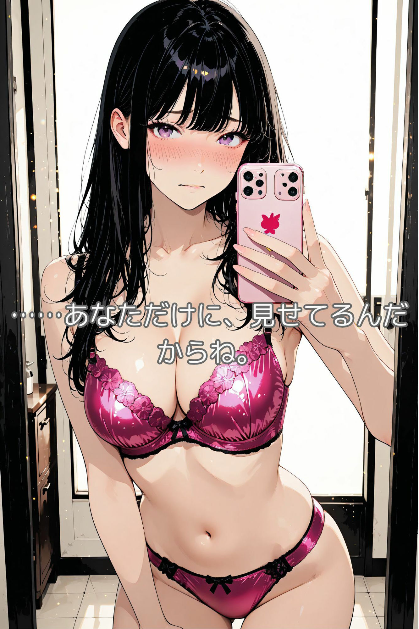 クラスのカースト上位JKが、なぜかあなただけに下着を見せてくれます。 サンプル2ページ目