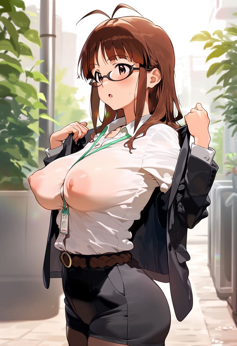 巨乳アイドル！秋月〇子さんのお風呂に突撃！（233枚） サンプル1ページ目