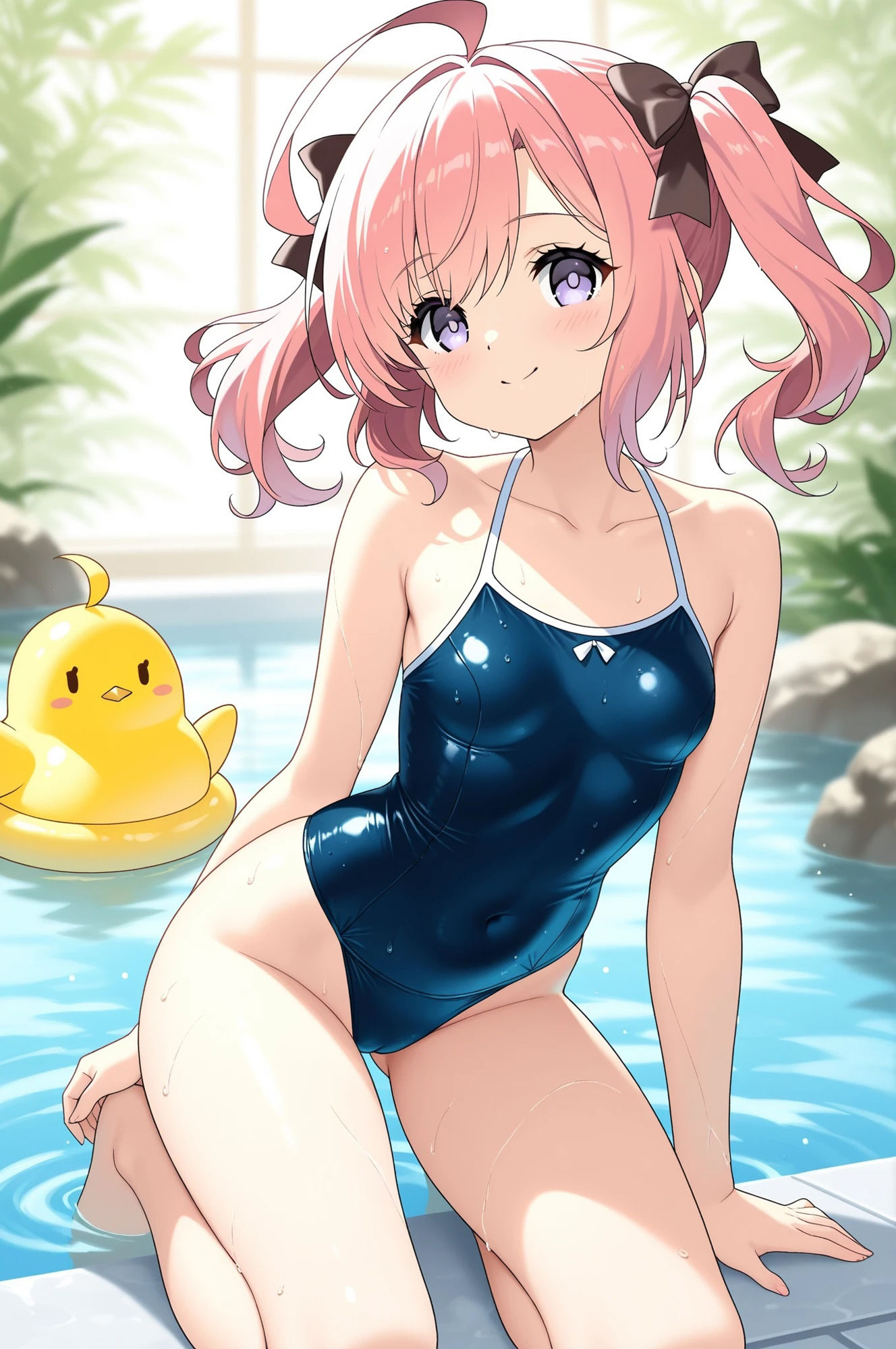虹かけ誌  アズールレーン  イラスト集9 サラトガ    指揮官。サラトガは対魔忍ではありません サンプル5ページ目