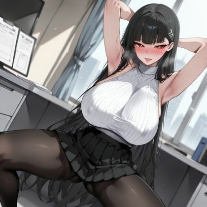 調月リオ/Tsukatsuki Rio - デフォルト衣装/Default outfit サンプル2ページ目