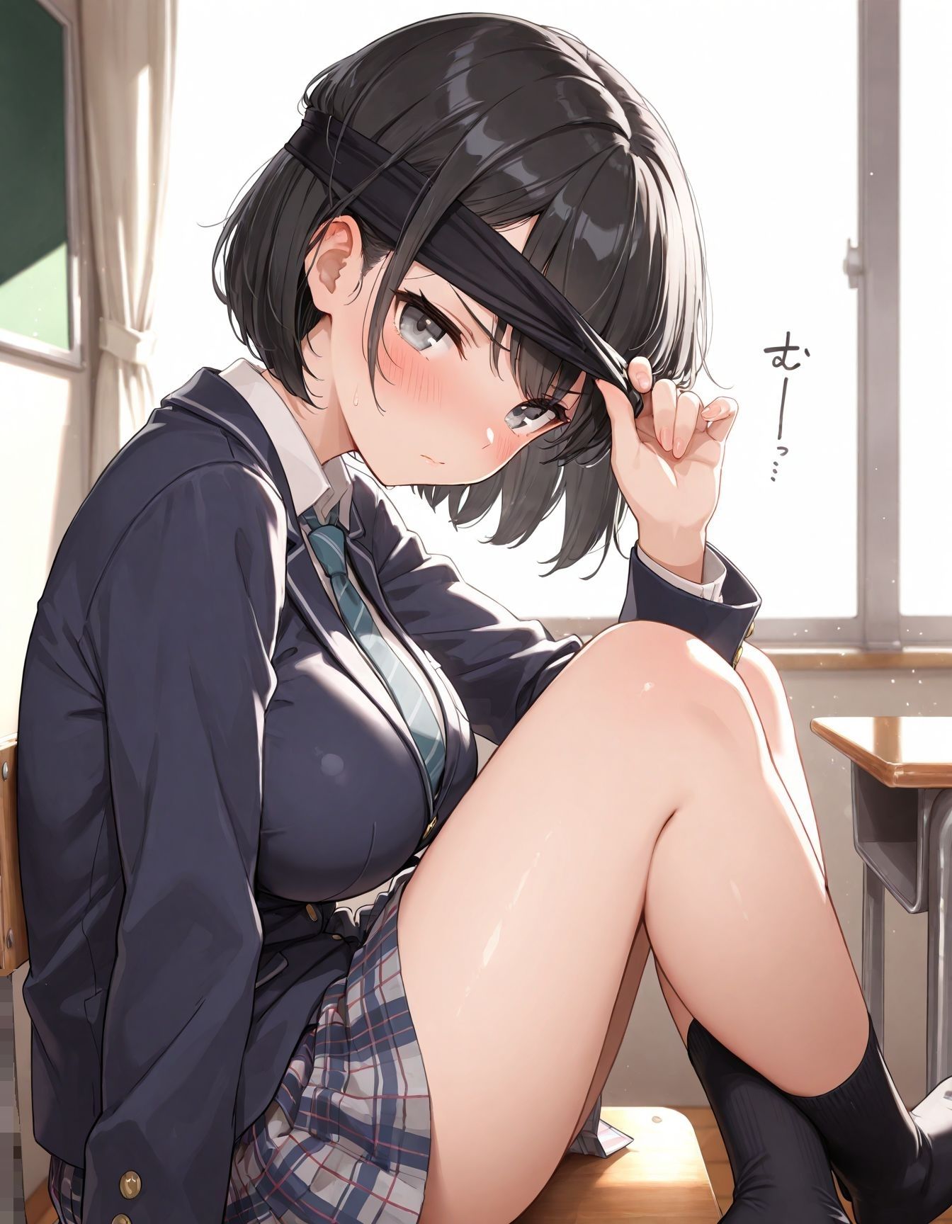 性育日記  目隠し×風紀委員 サンプル1ページ目