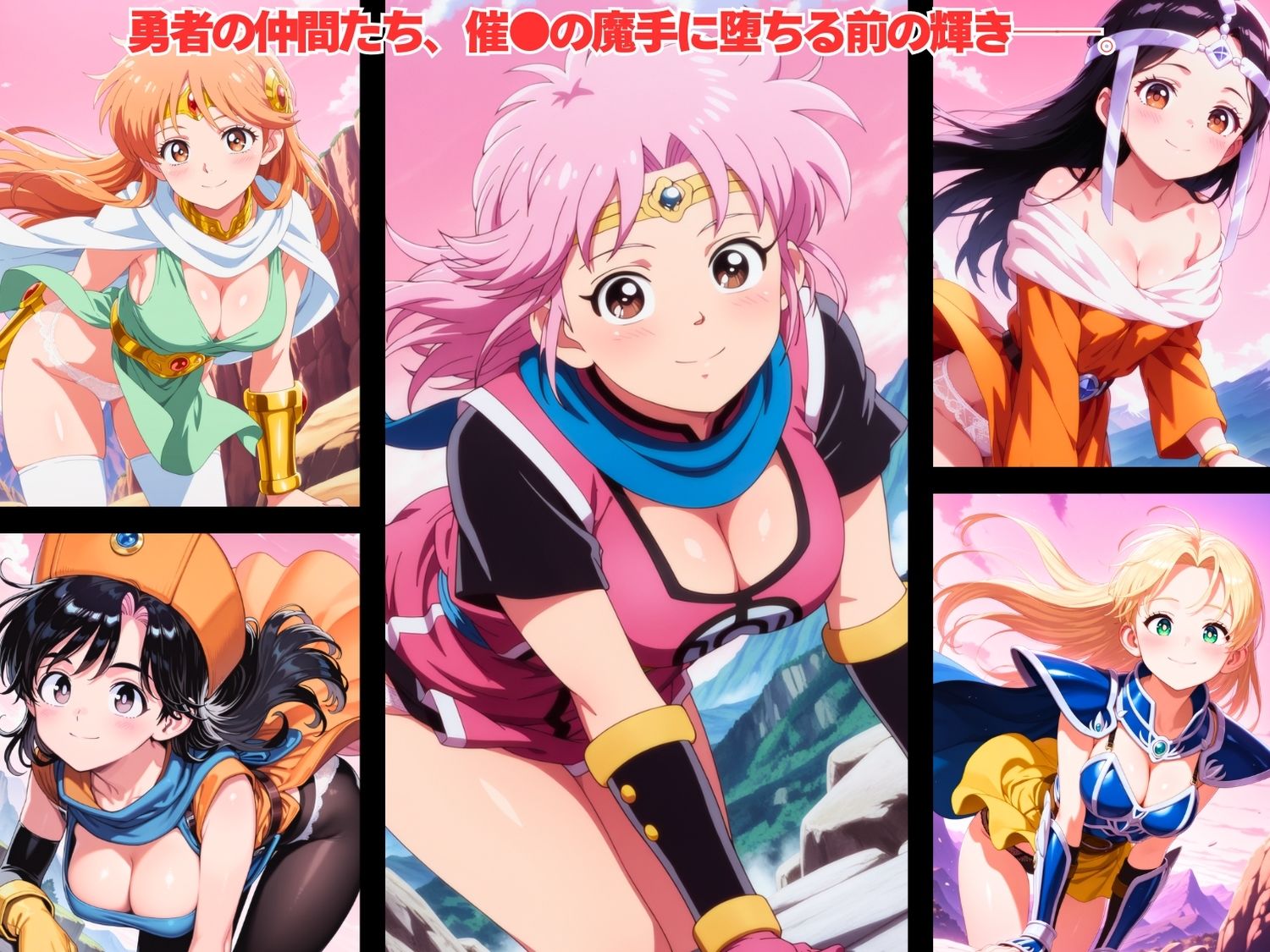 ダ●のハーレム大冒険  〜ダ●が手に入れた催●アプリで全員孕ませ完全支配〜 サンプル1ページ目