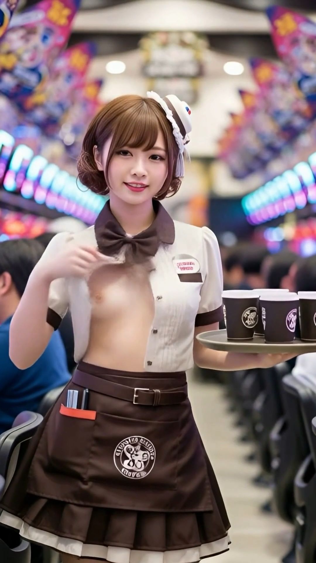 【動画】パチンコ店でぽろり 143人の激アツ美乳リーチ サンプル1ページ目