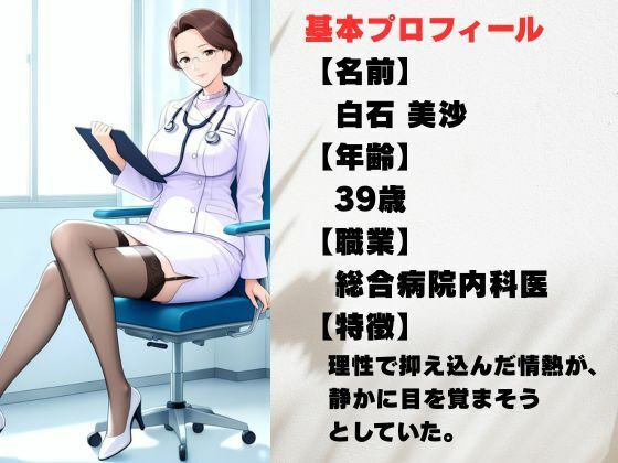 背徳】白衣を脱いだ夜、美沙先生の理性が崩れた日 サンプル1ページ目