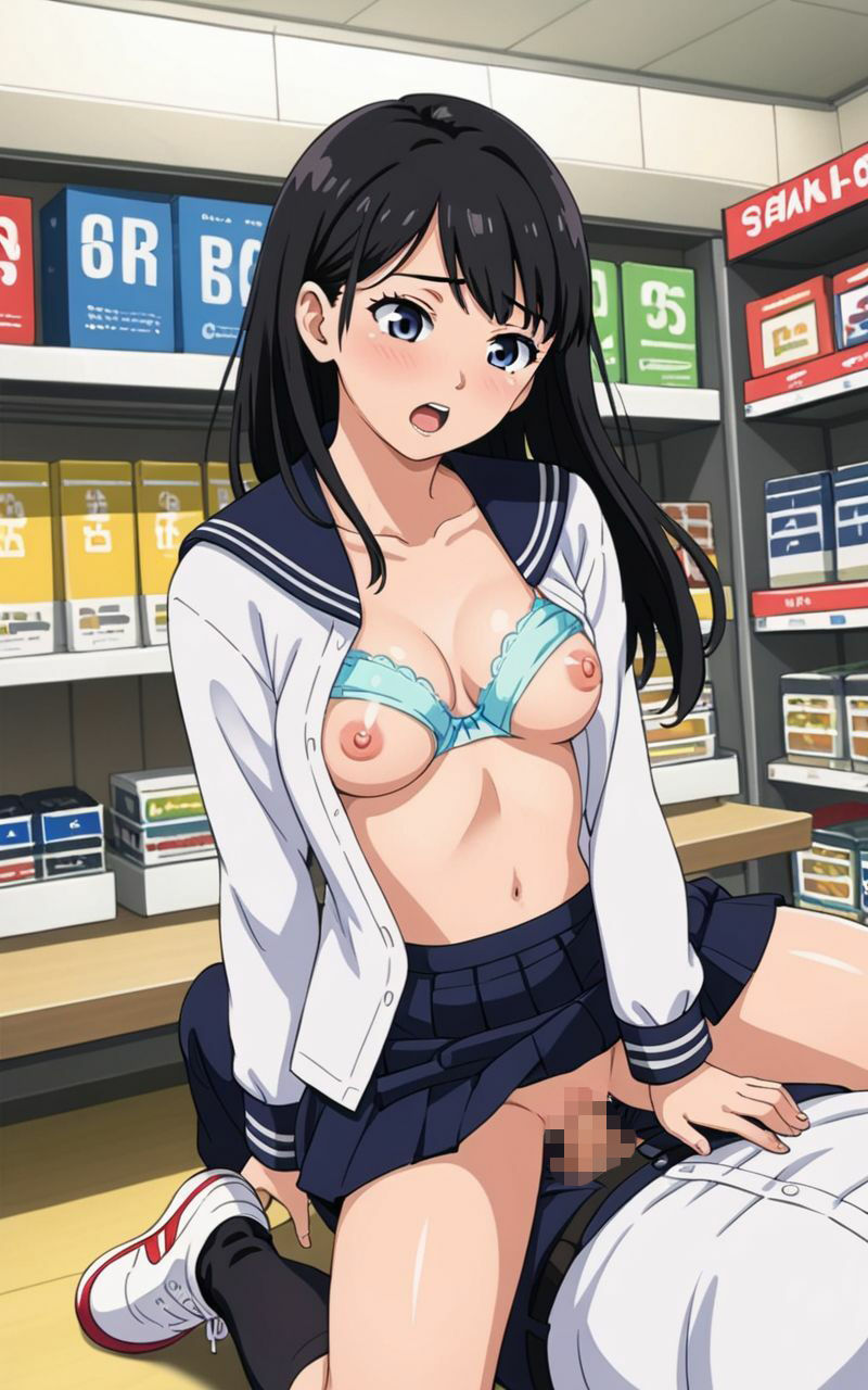 性処理肉便器にされた万引きJKたち サンプル10ページ目