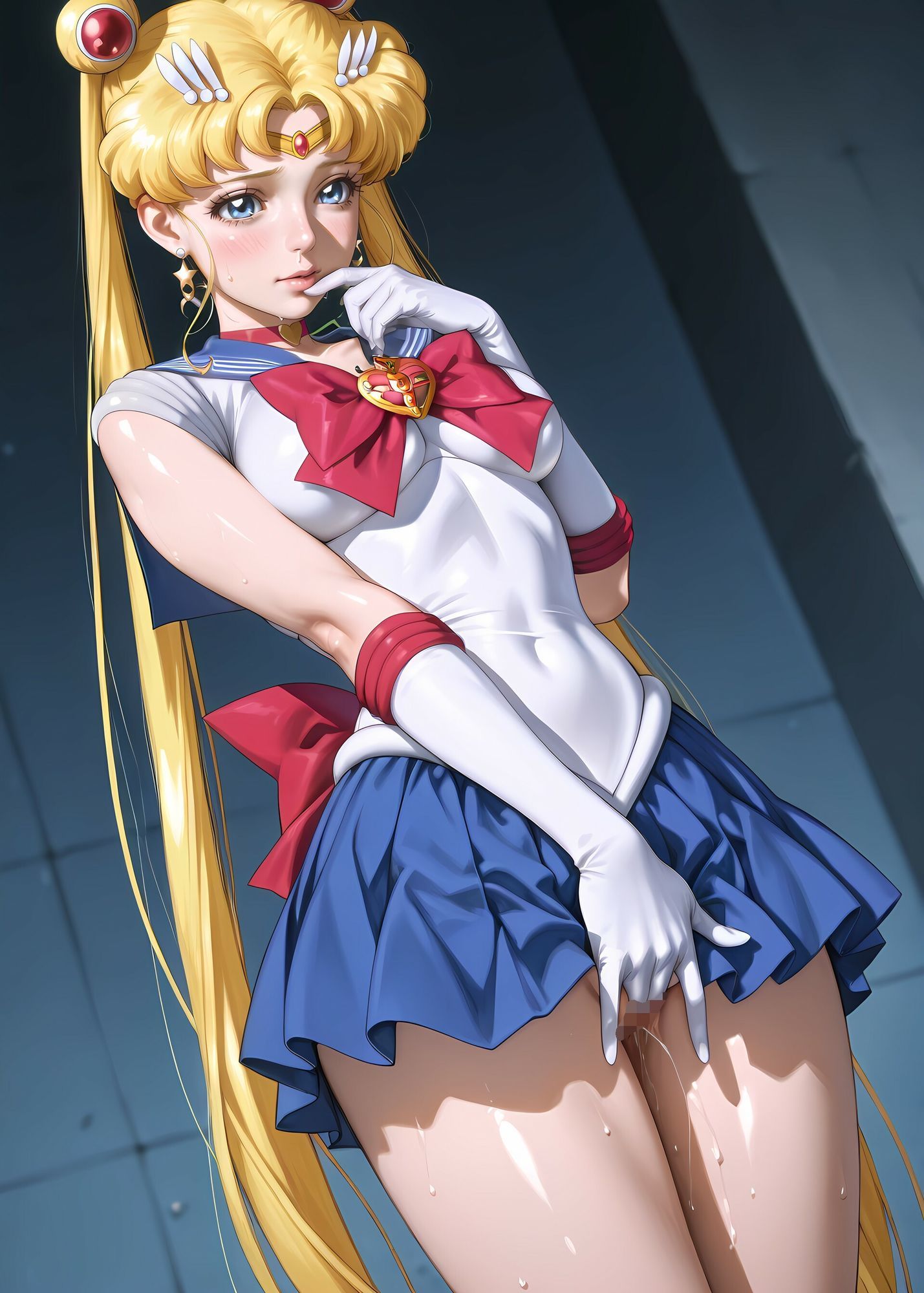 ヒロインえちえちCG集  ー美少女戦士セー〇ームーン編ー サンプル8ページ目