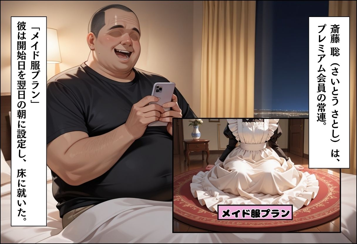 家事代行アプリで人妻をコスプレ奉仕させる話〜プレミアム会員限定メイド編〜 サンプル2ページ目