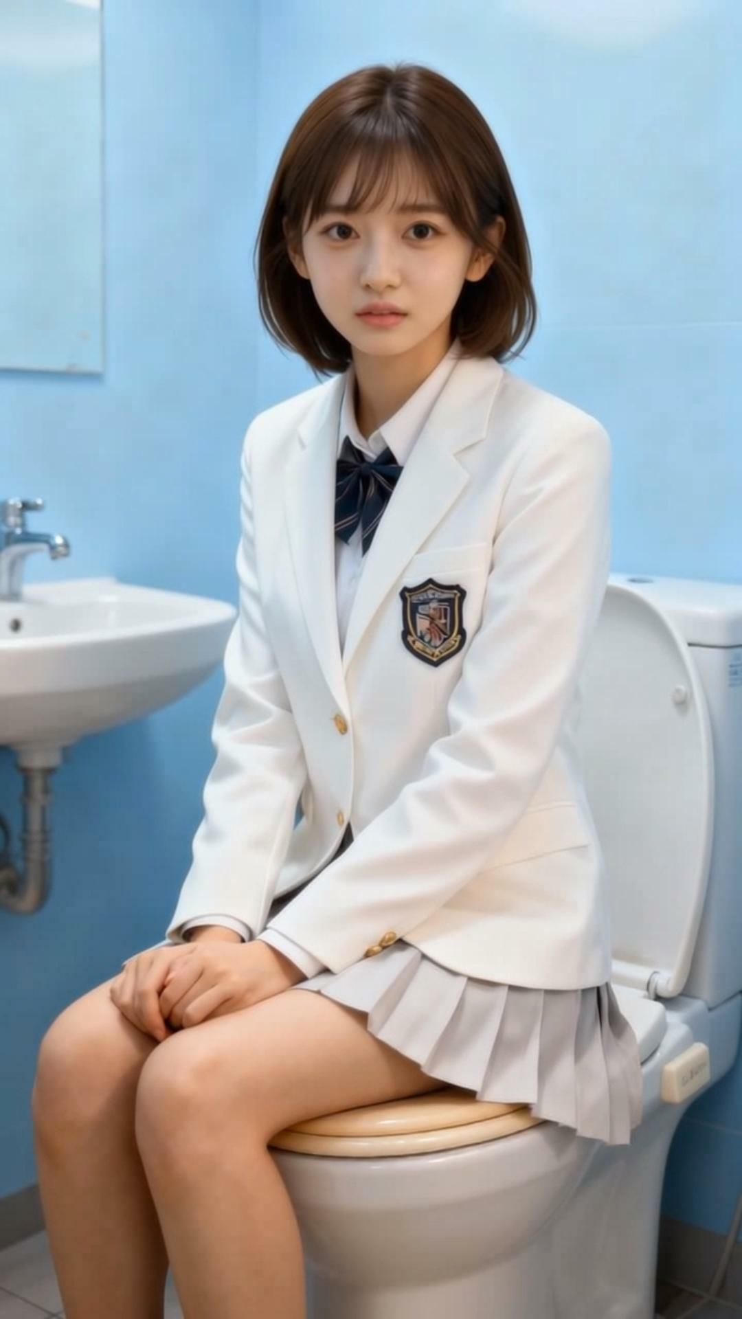 【Kokeru Girl】Kokeru女学院 校則その 1「おしっこcheck」 サンプル1ページ目