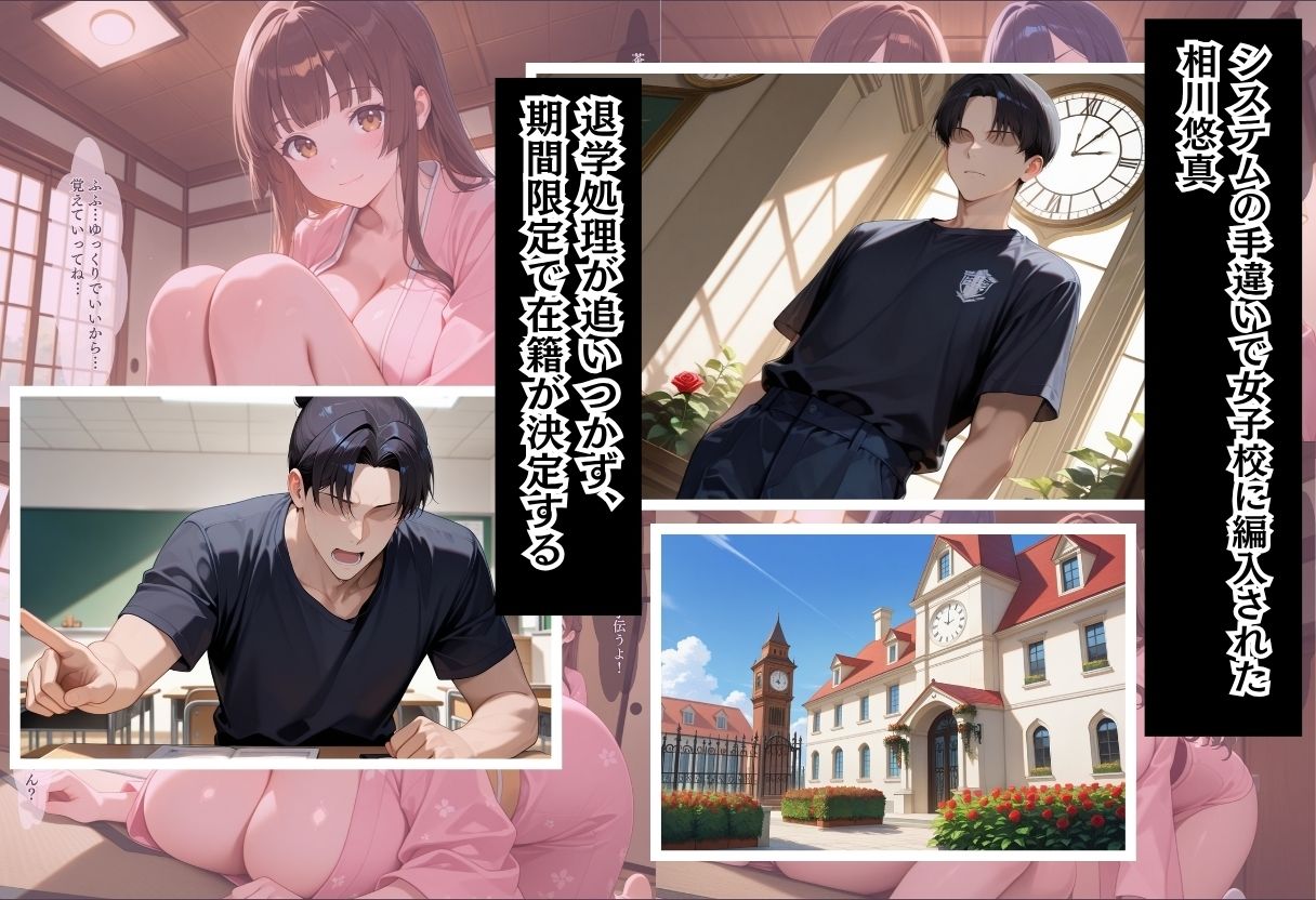 間違って女子校に入学したらムチムチ女子校生に毎日中出しを要求される学園生活〜茶道部孕ませ編〜 サンプル1ページ目