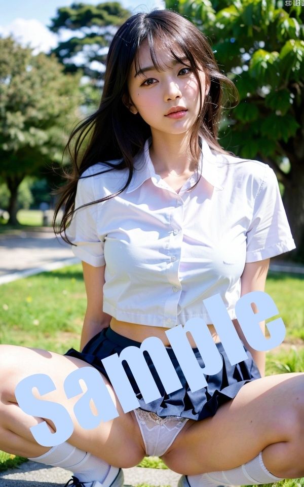 淫らな露出・制服撮影会 Vol1.清楚系美女編 サンプル3ページ目
