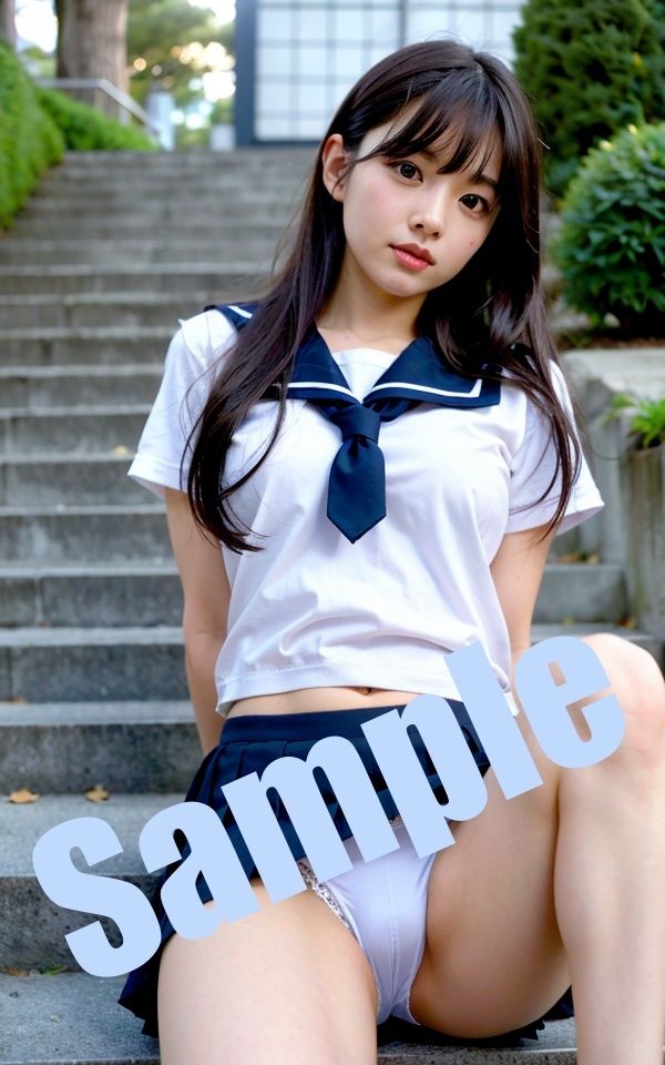淫らな露出・制服撮影会 Vol1.清楚系美女編 サンプル4ページ目