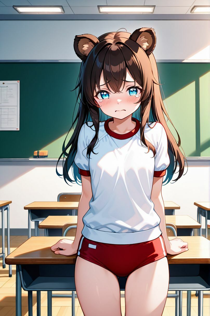 けもみみ体操服図鑑 - 発情した獣耳たちの放課後 サンプル1ページ目