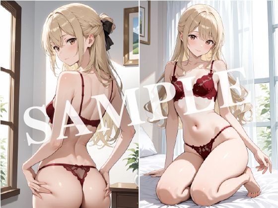 AI美少女×ベッドルーム ランジェリー＆ヌード グラビア画像集 02 サンプル4ページ目
