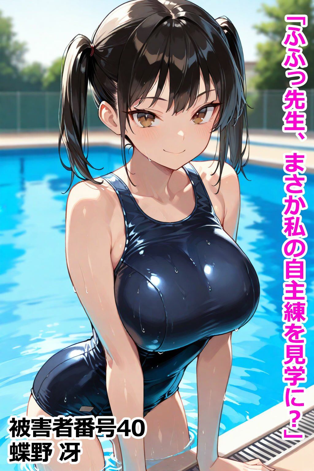 巨乳学園レ〇プ事件被害者録 即出し2コマ サンプル7ページ目
