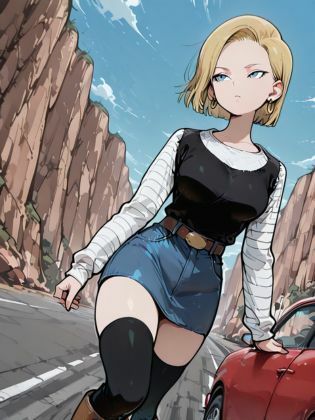 人造人間18号/ Android 18 - デニムスカート/ denim skirt サンプル1ページ目