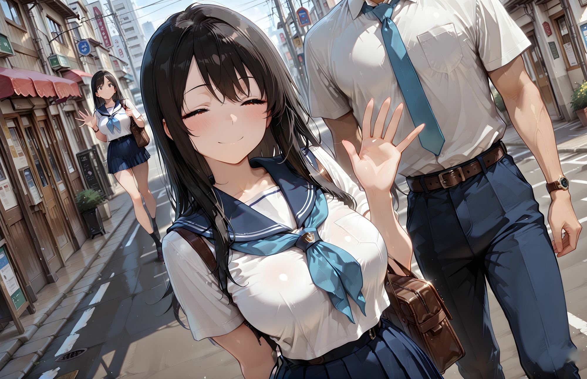 【4Kの高画質】Hカップのピュア女生徒かなえ齢（？8）〜学内の高嶺の花リアルな裏側 サンプル4ページ目