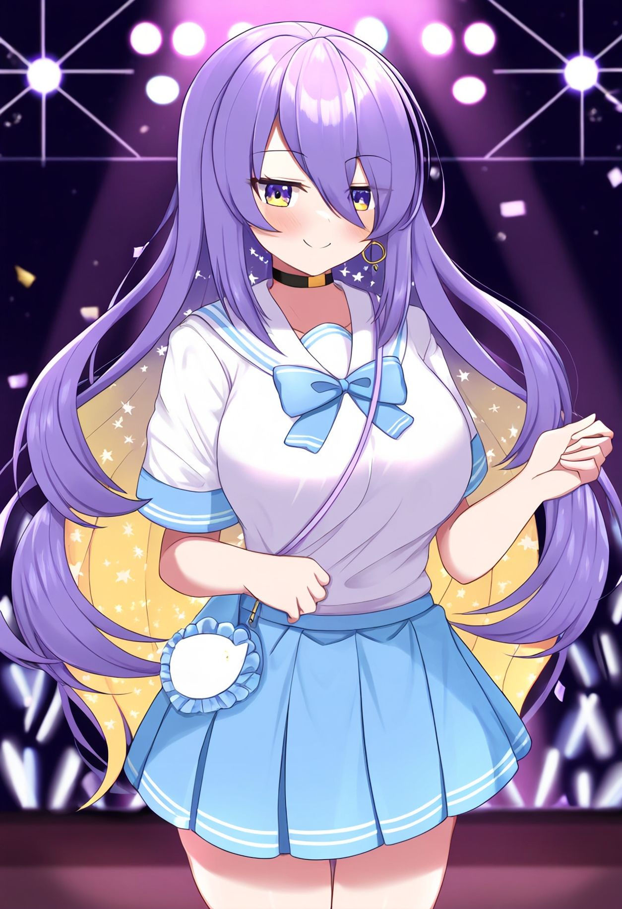 【買い切り版】バーチャル衣装故障で羞恥ムーナ（English translation included） サンプル3ページ目