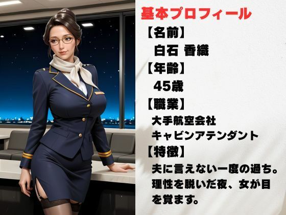 背徳空港ラウンジ  人妻CAが密やかに堕ちる夜 サンプル1ページ目
