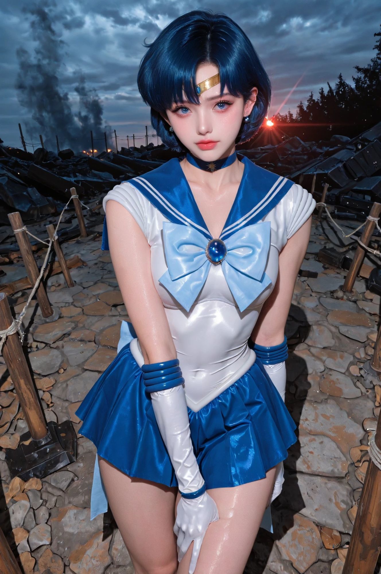 三人の美少女戦士 サンプル1ページ目
