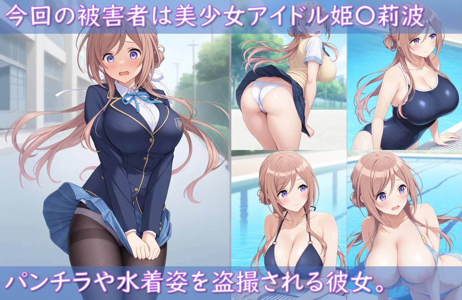アイドル姫〇莉波ストーカー被害（盗撮、睡〇姦、誘拐拘束） サンプル2ページ目